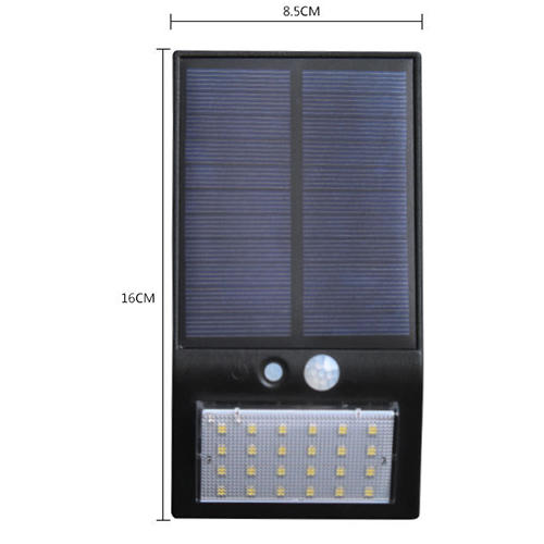 24pcs LED Human Induction Solar Wall Lights Emergency Lights